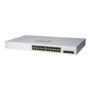 Cisco Business CBS220-24P-4G-UK 24-Port PoE+ Rack-mountable Managed Switch