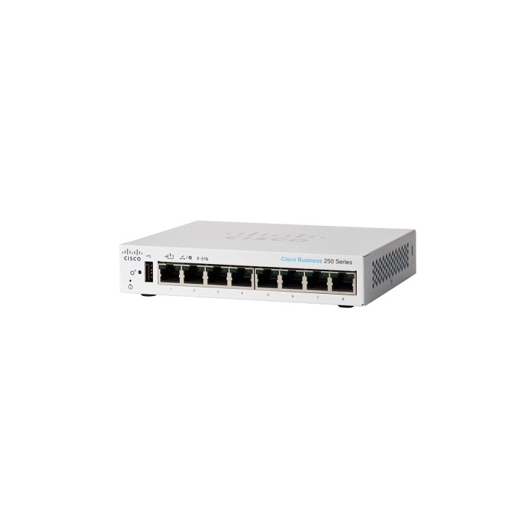 Bus 250 SmtSwitch 8p GE Desktop Ext PSU