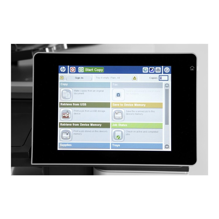 HP LaserJet Enterprise A4 All In One Laser Colour Printer 