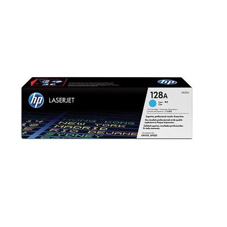 HP 128A Cyan LaserJet Toner Cartridge CE321A