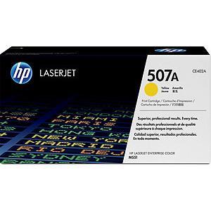 Hewlett Packard HP Toner/507A Yellow LaserJet Toner Cart