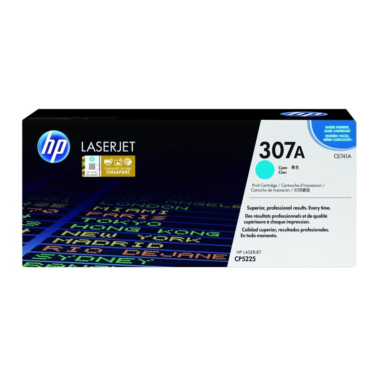 HP Color LaserJet CE741A Cyan Print Cartridge