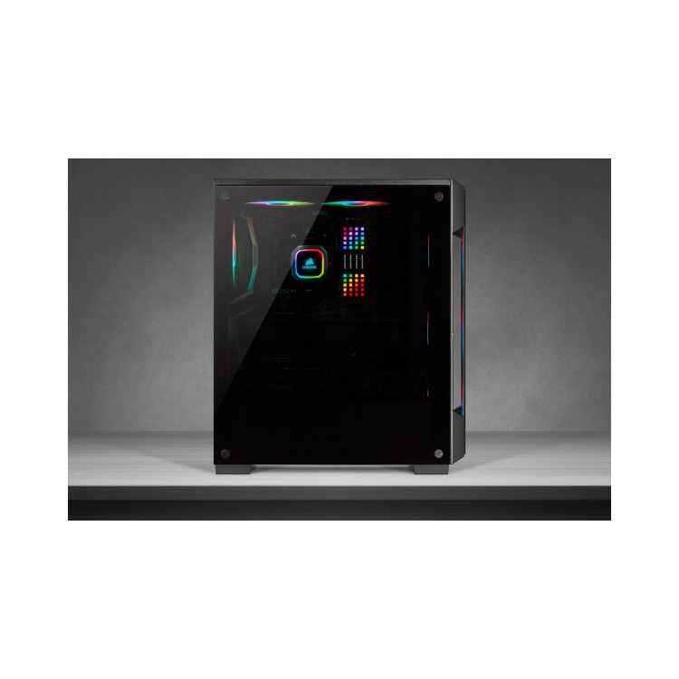 Corsair iCUE 220T RGB TG Mid-Tower Smart Black