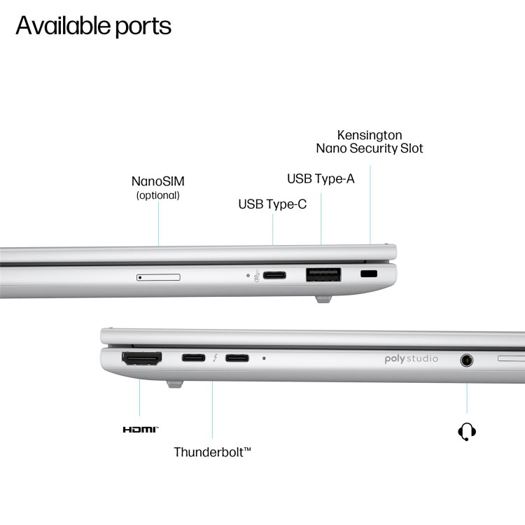 HP EliteBook 8 G1i AI Intel Core Ultra 5 24GB RAM 512GB SSD 14 Inch Windows 11 Pro Laptop