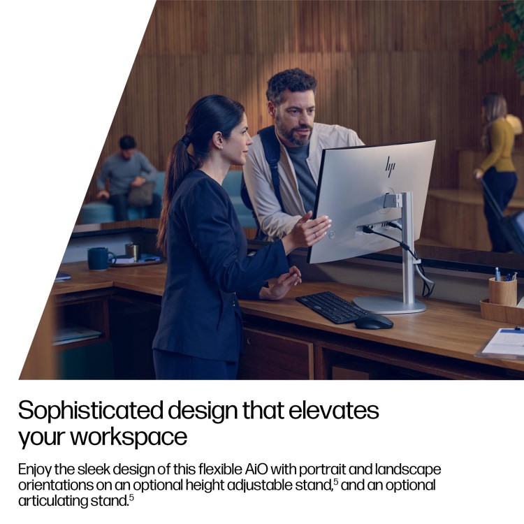 EliteStudio 8 All-in-One G1i 23.8 inch Desktop AI PC, 23.8", Touch screen, Windows 11 Pro, Intel Core™ Ultra 5, 16GB RAM, 512GB SSD, FHD