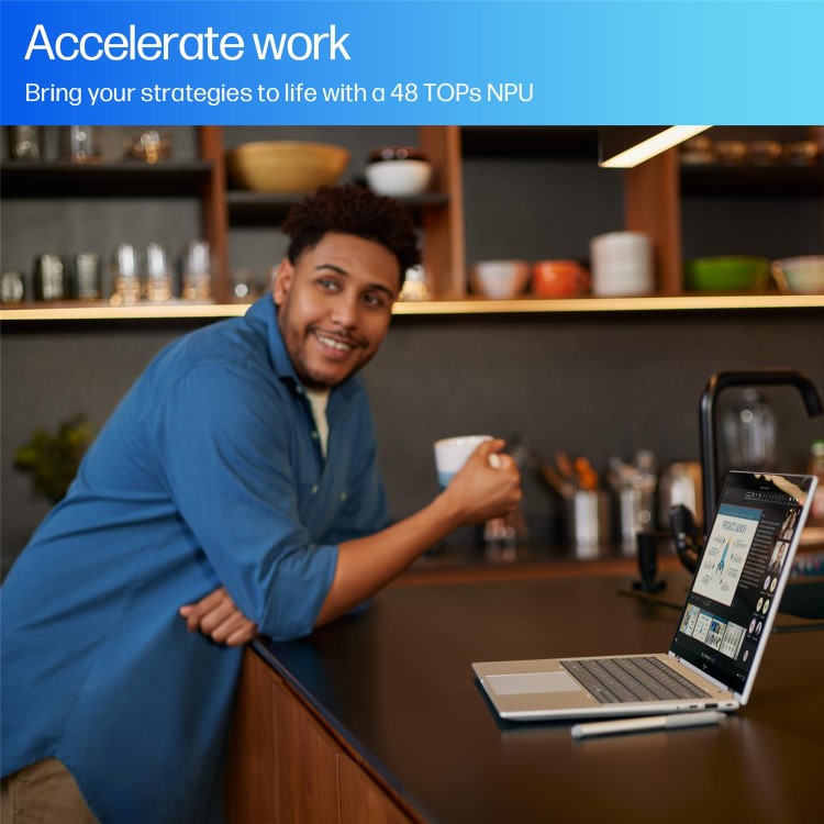 EliteBook X Flip G1i 14 inch Notebook Next Gen AI PC Wolf Pro Security Edition, 14", Touch screen, Windows 11 Pro, Intel Core™ Ultra 7, 32GB RAM, 1TB SSD, WUXGA