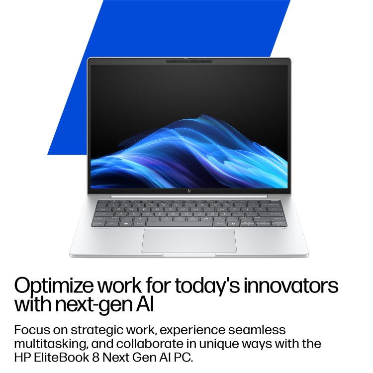 EliteBook 8 G1i 14 inch Notebook Next Gen AI PC Wolf Pro Security Edition, 14", Windows 11 Pro, Intel Core™ Ultra 5, 32GB RAM, 512GB SSD, WUXGA