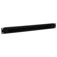 1U Brush Strip Horizontal Server Rack Cable Management Panel