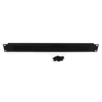 1U Brush Strip Horizontal Server Rack Cable Management Panel
