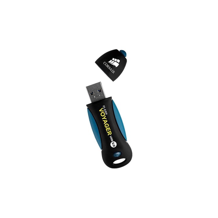 Corsair Flash Voyager USB 128GB 3.0 V2 All-Rubber Water Resistant Flash Drive