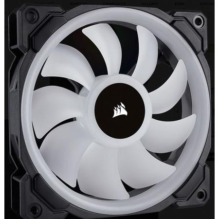 Corsair LL120 RGB 120mm Dual Light Loop RGB LED PWM Fan - 3 Fan Pack with Lighting Node PRO