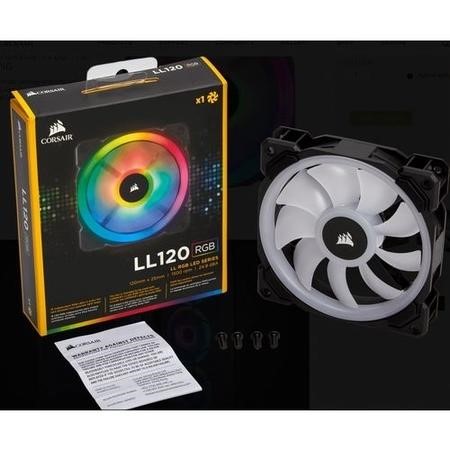 Corsair LL140 RGB 140mm Dual Light Loop RGB LED PWM Fan Single Pack