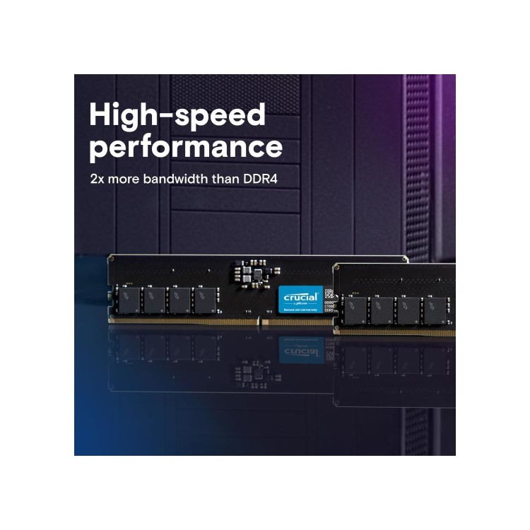 Crucial 16GB (1x16GB) DIMM 2800MHz DDR5 Desktop Memory
