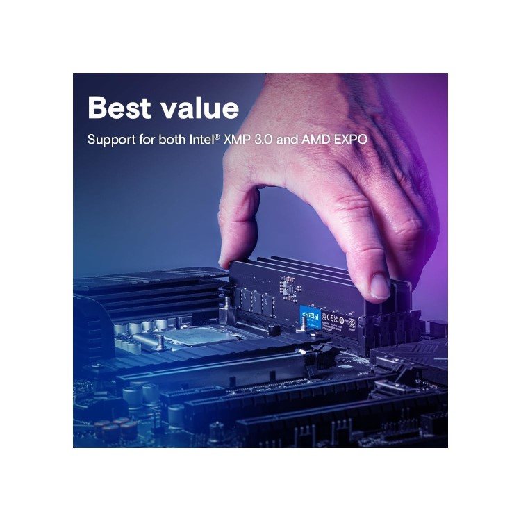 Crucial 32GB (1x32GB) DIMM 2800MHz DDR5 Desktop Memory