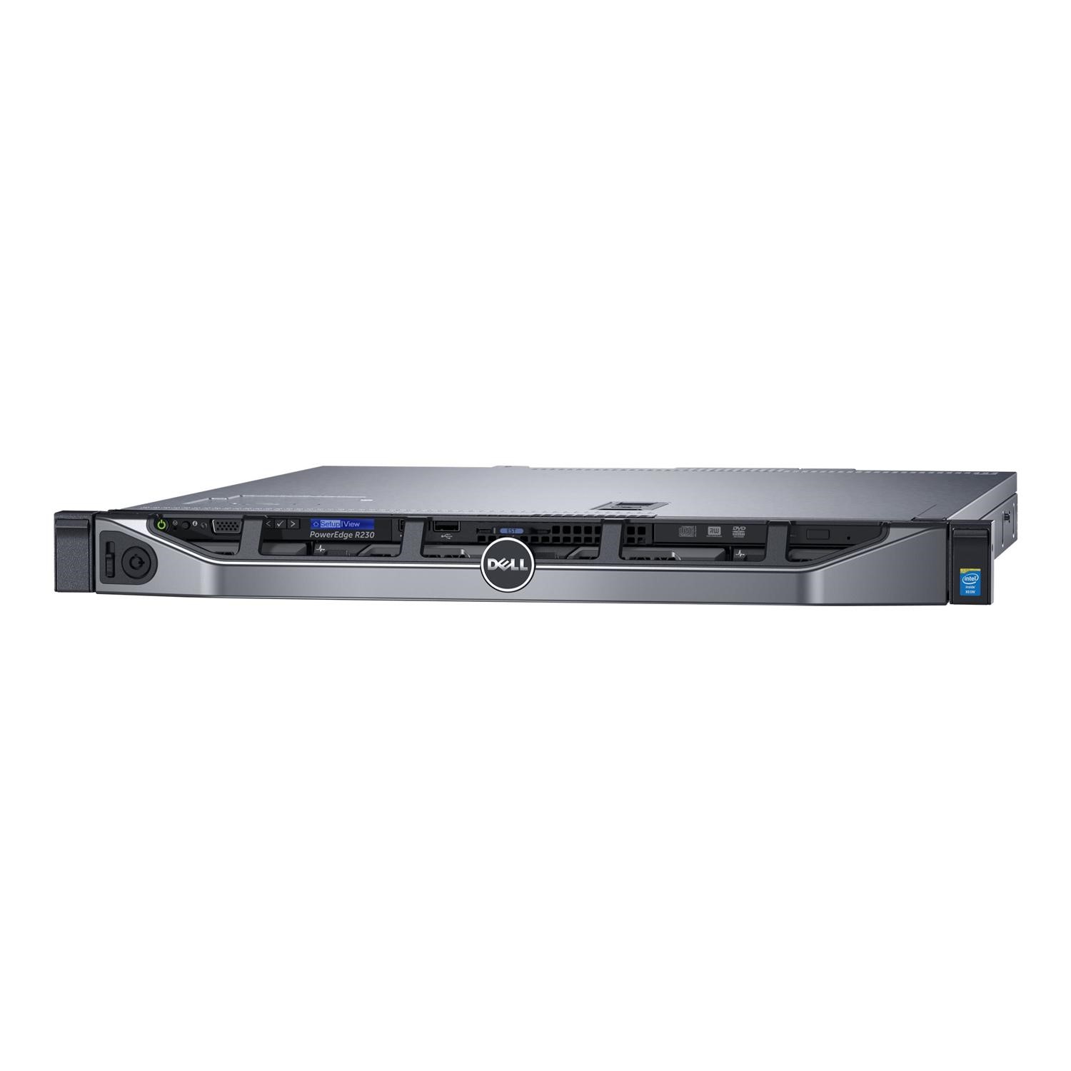 Server Dell Poweredge R230 Dell PowerEdge R230 Xeon E3-1220v6 3GHz 8GB 1TB Rack Server on Servers ...