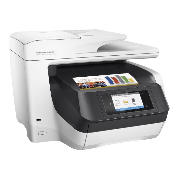 HP Colour OfficeJet Pro 8720 A4 Multifunction Wireless Printer