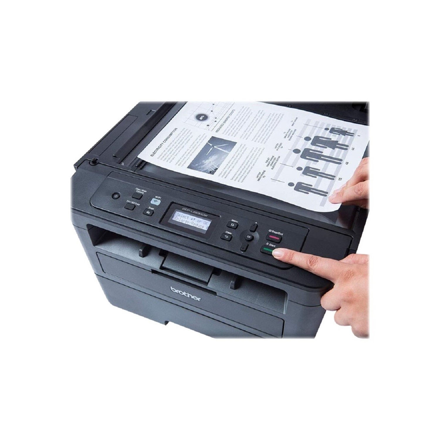 DCP-L2530DW A4 Multifunction Mono Laser Printer on Direct