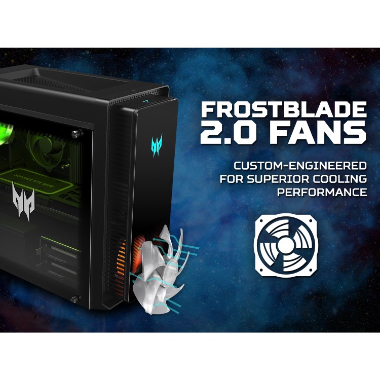 Acer Predator Orion 3000 Intel Core i7-13700F RTX 4070 16GB 1TB SSD + 2TB HDD Windows 11 Gaming PC