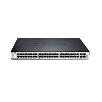 48-port 10/100/1000 Layer 2 Stackable Managed Gigabit Switch including 4-port Combo 1000BaseT/SFP wi