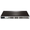 xStack 24-port 10/100/1G/10G L2+ Stackable Switch + 4xRJ45/SFP + 4x10GE SFP+