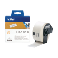 Brother DK11208 Black on White Continuous 38mm Large Address Label Roll