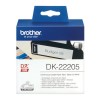 Brother DK22205 Black on White Continuous 62mm Label Roll