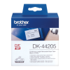 Brother DDK44205 Black on White Continuous 62mm Label Roll
