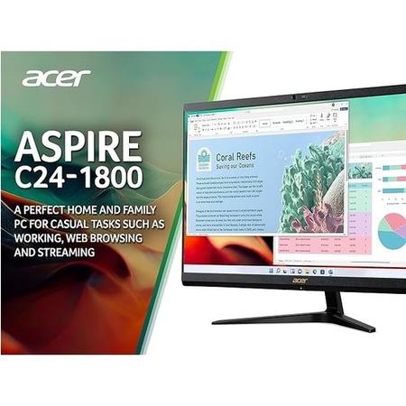 Acer C24-1800 Core i5-1335U 8GB 512GB SSD 23.8 Inch Windows 11 All in One PC