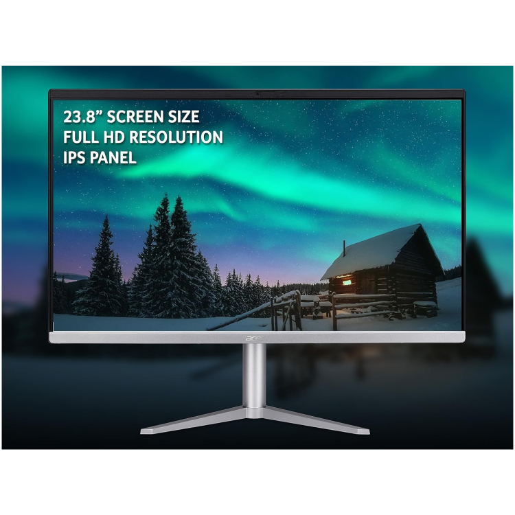 Acer Aspire C24-1300 AMD Ryzen 5 7520U 8GB RAM 512GB SSD 23.8 Inch Windows 11 All in One PC