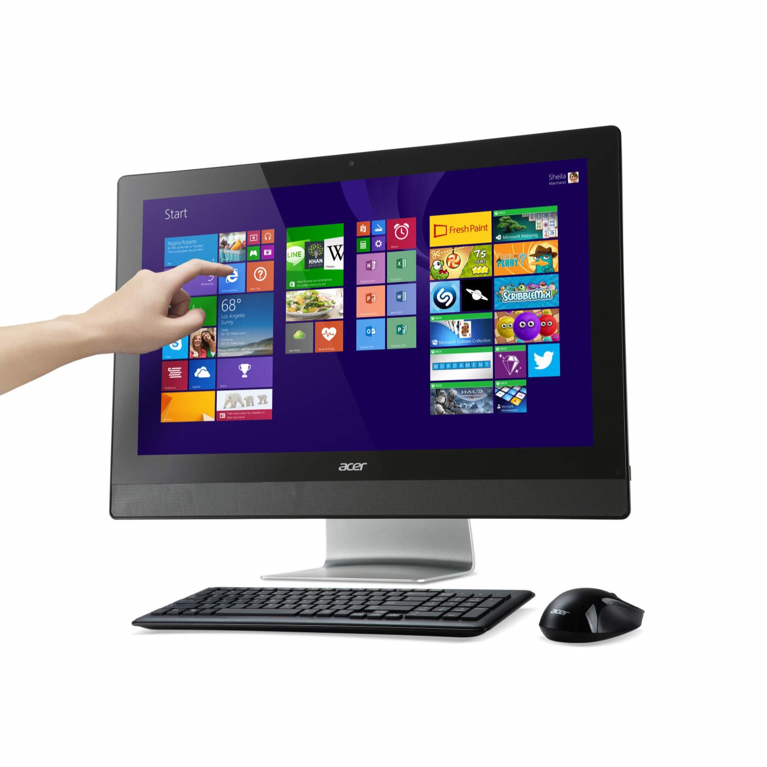 ☆Acer Aspire 23.8型 A5600U-F34D ２３インチ大型液晶 Core i3-3110M/4G/500G/