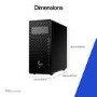 HP Z2 Tower G1i Intel Core Ultra 7 270K Plus 32GB RAM 1TB SSD RTX Pro 2000 Blackwell Windows 11 Pro Workstation PC