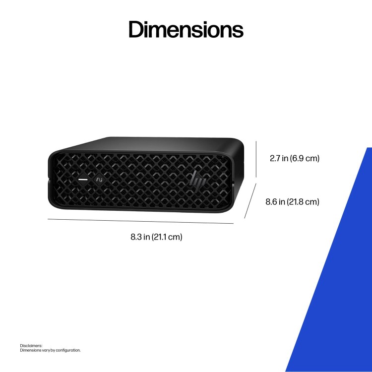 HP Z2 Mini G1i Intel Core Ultra 7 265 32GBRAM 1TB SSD Windows 11 Pro Workstation PC