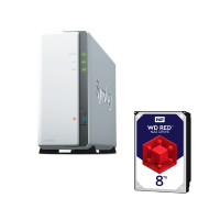 Synology DS115J 1 Bay 256MB 8TB Desktop NAS