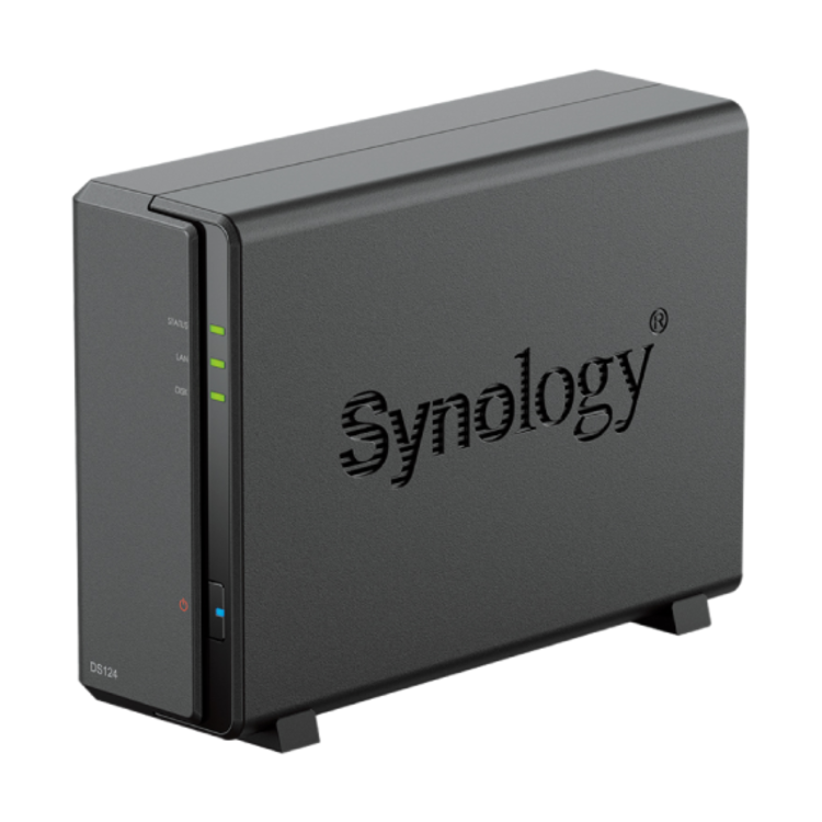 Synology DiskStation DS124 1GB RAM 2 Bay Desktop NAS Enclosure
