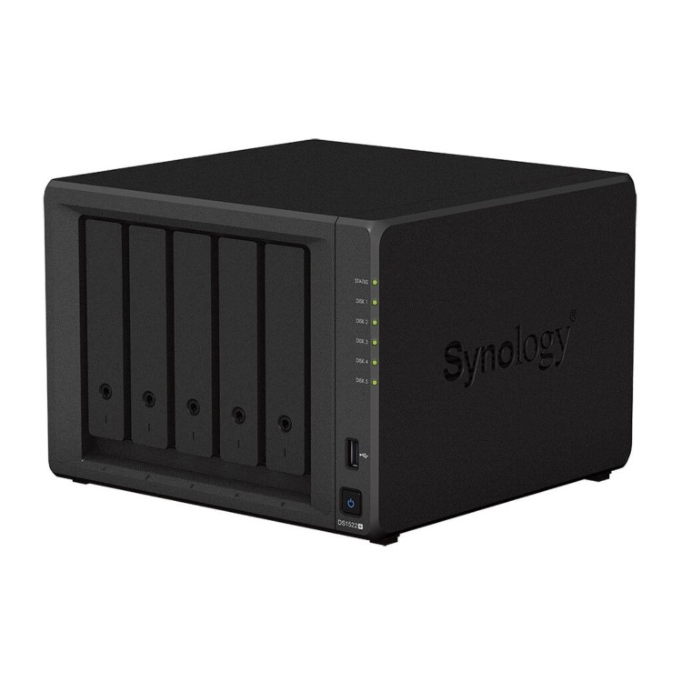 Synology DiskStation DS1522+ 8GB RAM with 20TB Installed Storage 5 Bay SATA Desktop NAS Storage