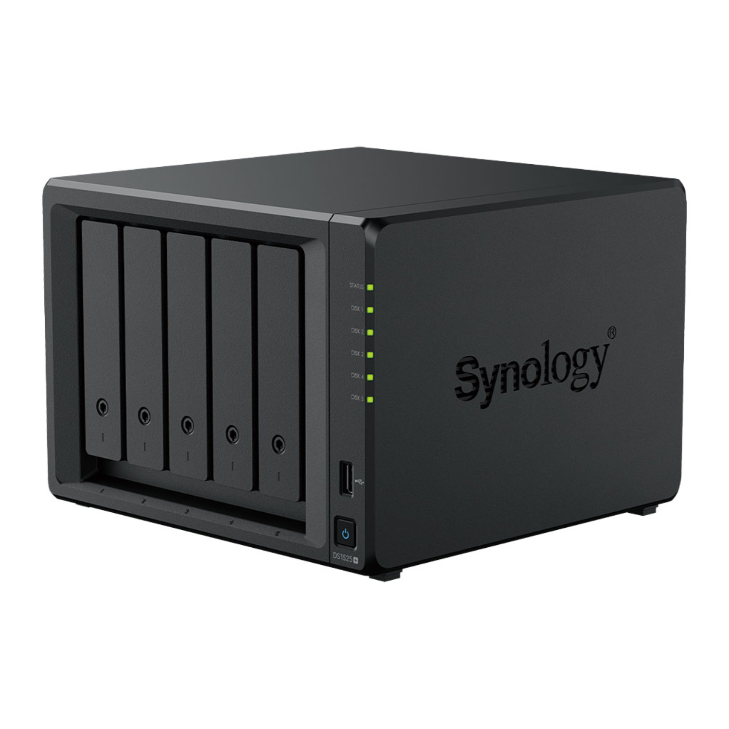 Synology Ds1525+ 8Gb Ram 5 Bay Sata Desktop Nas Expansion Enclosure