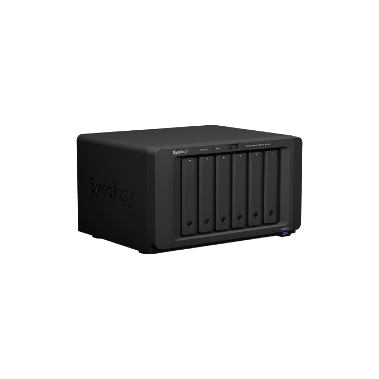 Synology DiskStation DS1621+ 4GB RAM with 60TB Installed Storage 6 Bay SATA Desktop NAS Storage