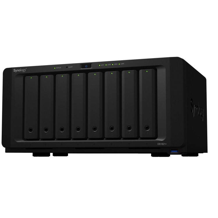 GRADE A3 - Synology DS1821+ 8 Bay 4GB Diskless Desktop NAS