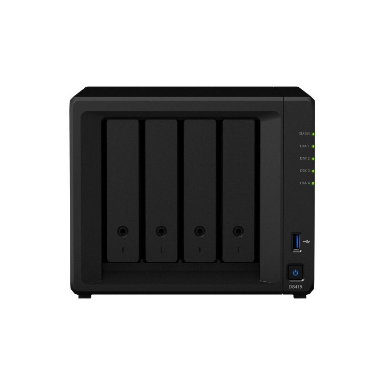 Synology DS418 4 Bay 2GB Diskless Desktop NAS
