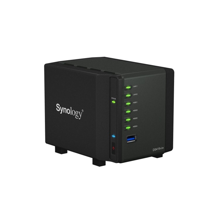 Synology DS419Slim 4 Bay 512MB Diskless Desktop NAS