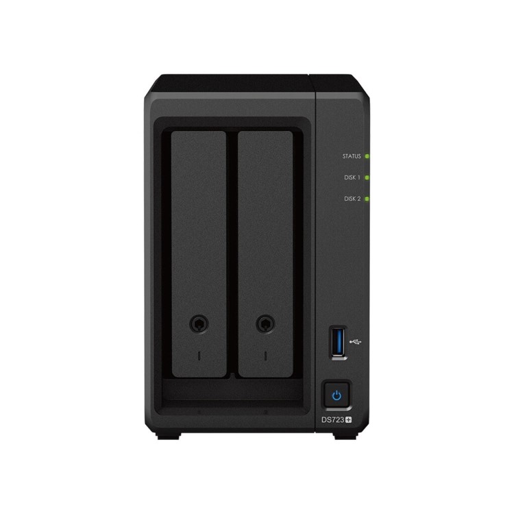 Synology DiskStation DS723+ 2GB RAM with 12TB Installed Storage 2 Bay SATA Desktop NAS
