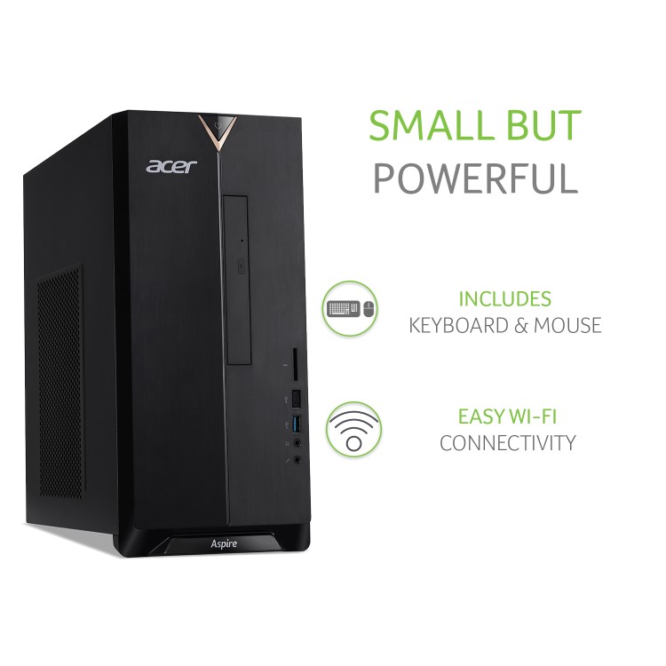 Acer Aspire MT Core i3-10100 8GB 1TB HDD Windows 10 Desktop