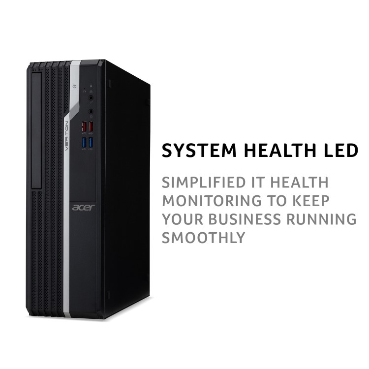 Acer Veriton X2 VX2680G Intel Core i5 11400 - 8GB 256GB - Windows 10 Pro - Desktop PC