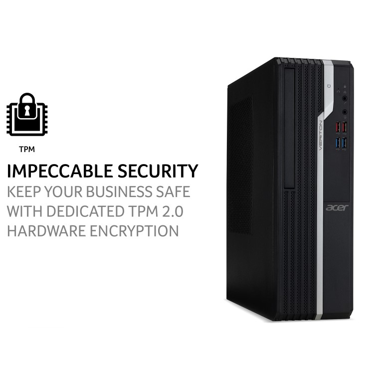 Acer Veriton X2 VX2680G Intel Core i5 11400 - 8GB 256GB - Windows 10 Pro - Desktop PC