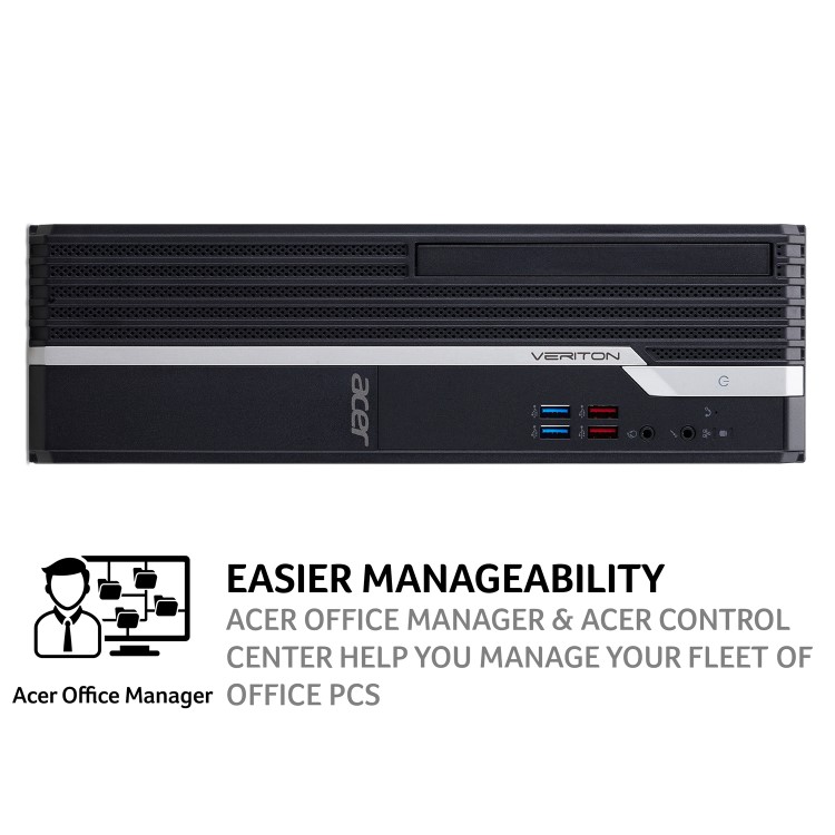 Acer Veriton X2 VX2680G Intel Core i5 11400 - 8GB 256GB - Windows 10 Pro - Desktop PC