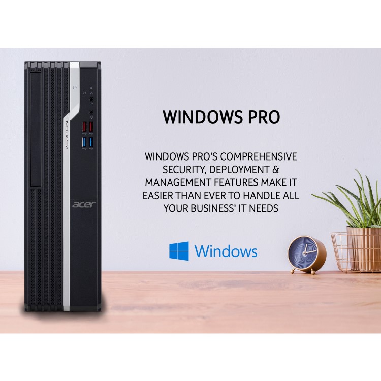 Acer Veriton X2 VX2680G Intel Core i5 11400 - 8GB 256GB - Windows 10 Pro - Desktop PC