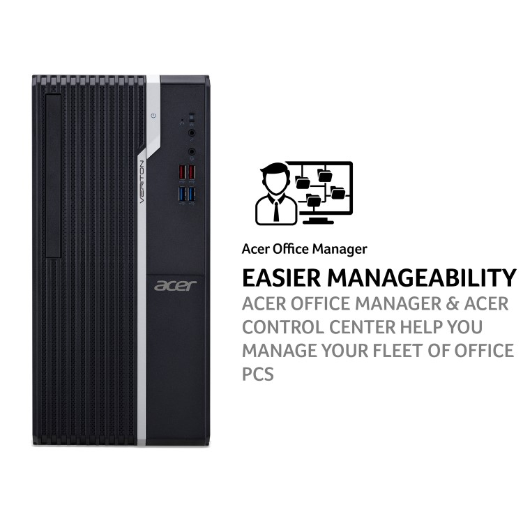 ACER Veriton VS2680G Intel Core i5-11400 - 8GB 256GB Windows 10 Pro - Desktop PC