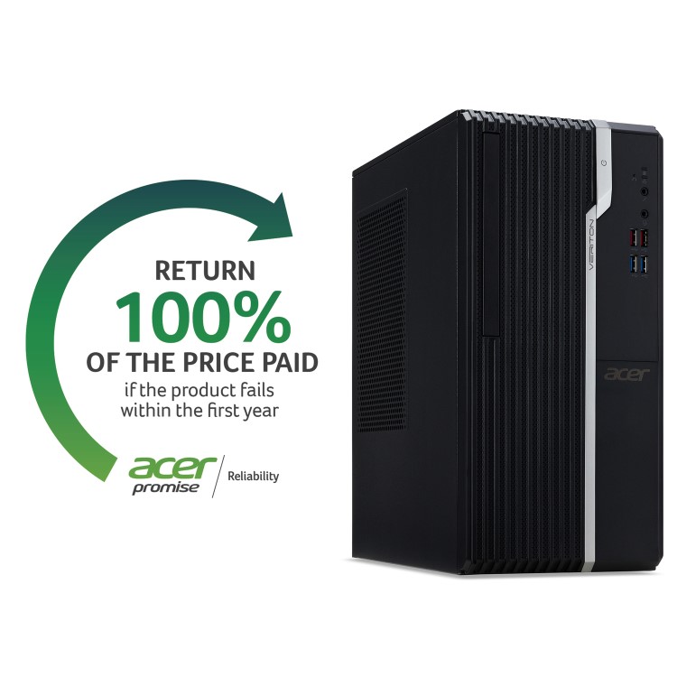 ACER Veriton VS2680G Intel Core i5-11400 - 8GB 256GB Windows 10 Pro - Desktop PC