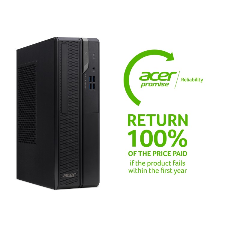 Acer Veriton X2 VX2690G Intel Core i5-12400 8GB RAM 512GB SSD Windows 11 Pro Desktop PC