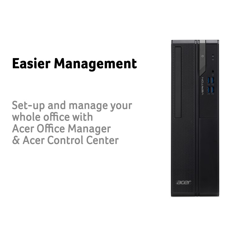 Acer Veriton X2 VX2690G Intel Core i5-12400 8GB RAM 512GB SSD Windows 11 Pro Desktop PC